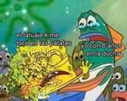 Free download El tatuaje de mis patatas [ Meme ] free photo or picture to be edited with GIMP online image editor